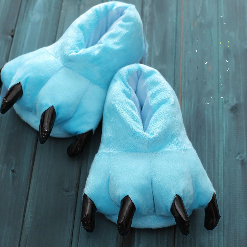 Light Blue Monster Feet Slippers Prop - Light Blue Monster Costume Cosplay Prop