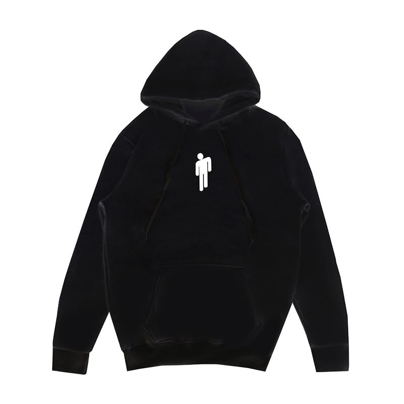 Billie Eilish Costume - Blohsh Logo Black Hoodie Billie Eilish Cosplay