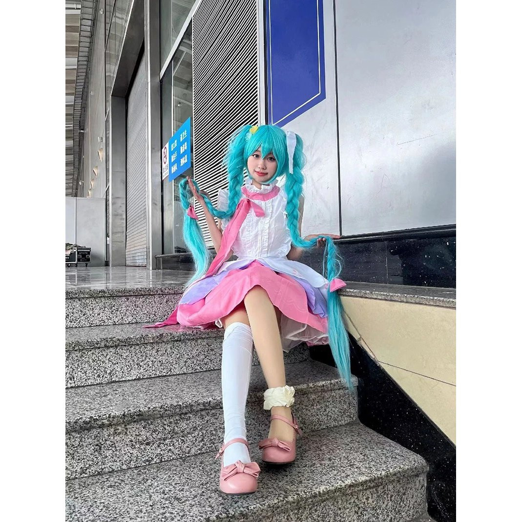 Vocaloid Hatsune Miku Costume - Rapunzel Wonderland Dress Hatsune Miku Cosplay