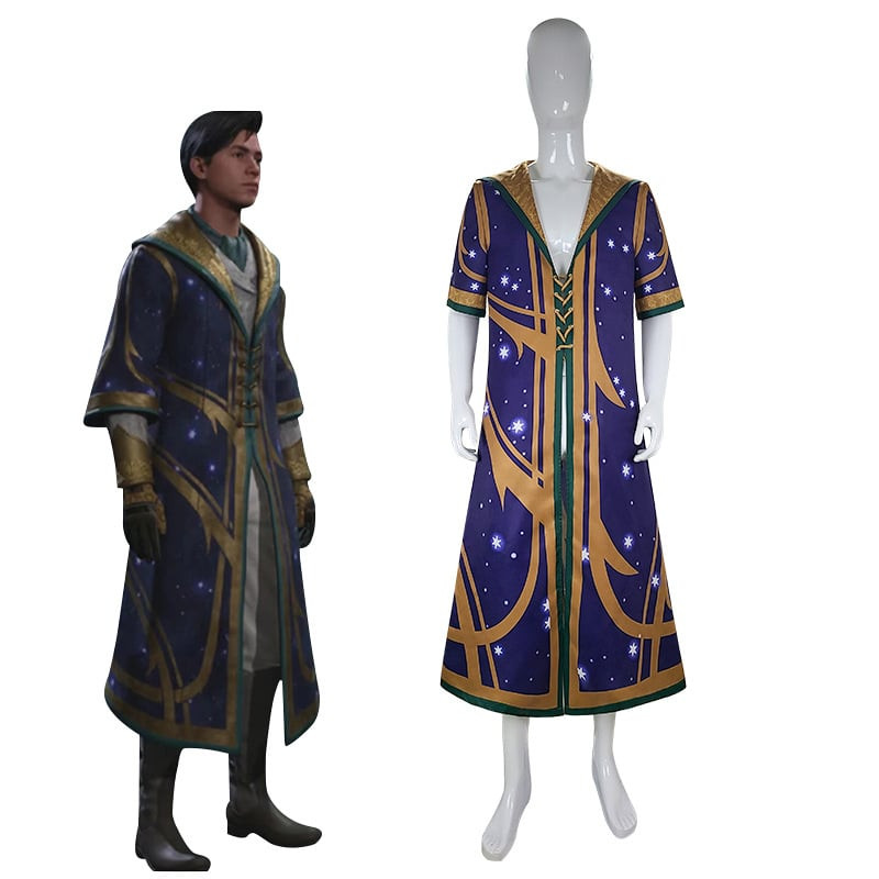 Hogwarts Legacy Merlin Costume - Cloak Merlin Cosplay