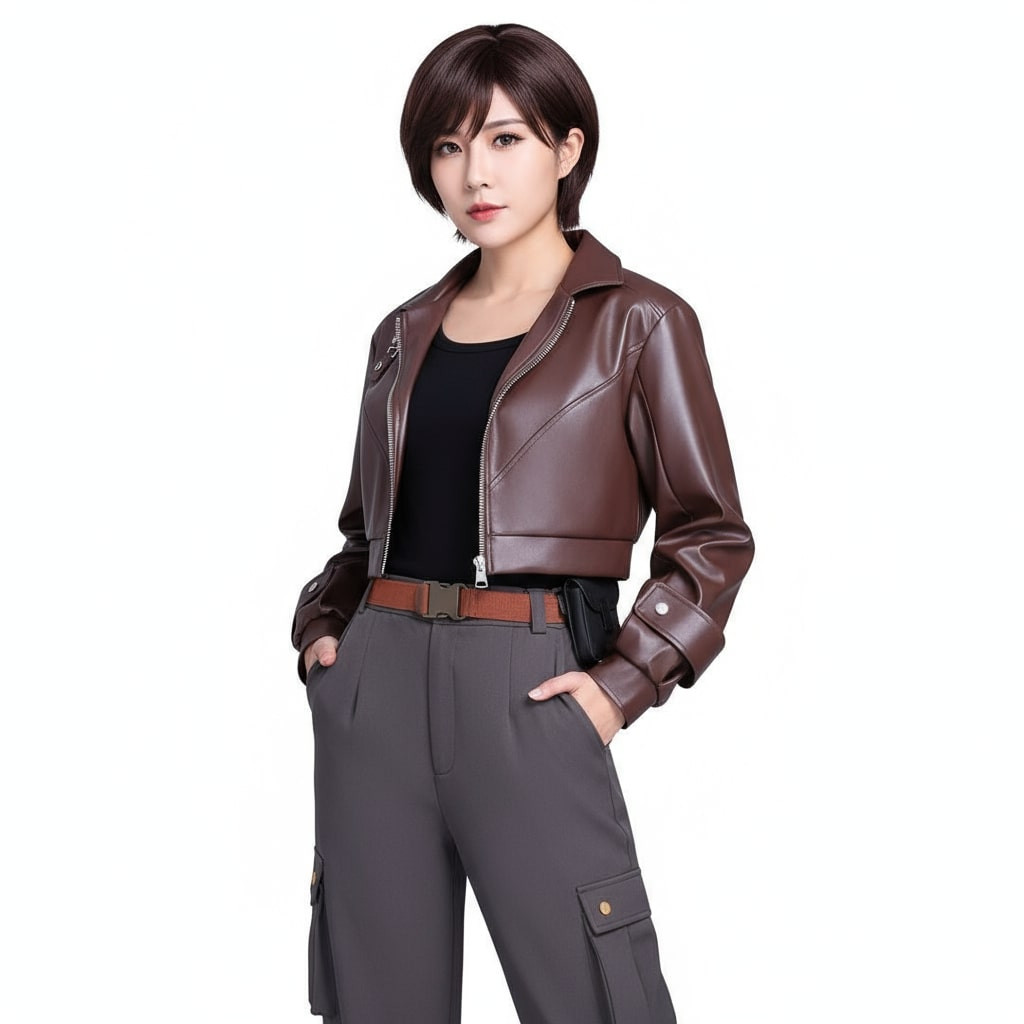 The Legend of Hei Luye Costume - Brown Jacket Pants Set Luye Cosplay