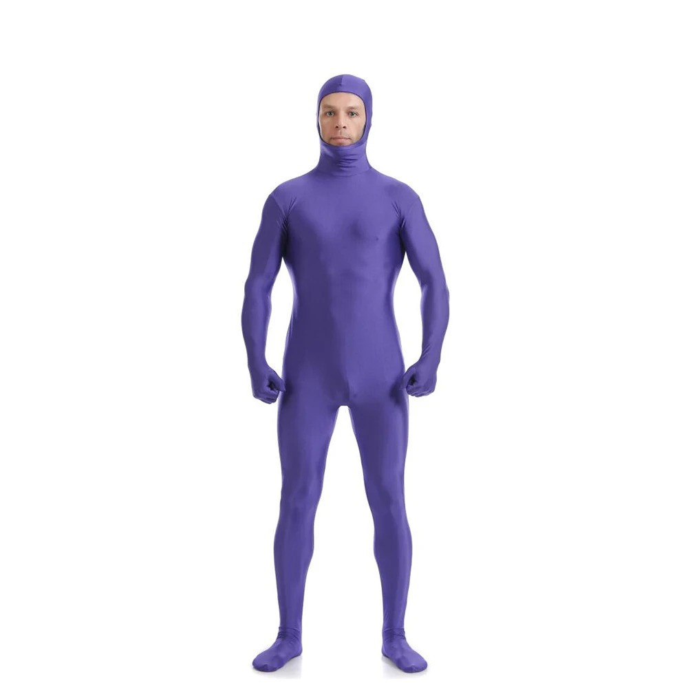 Purple Full Body Suit Costume - Fullsuit Purple Full Body Suit Cosplay