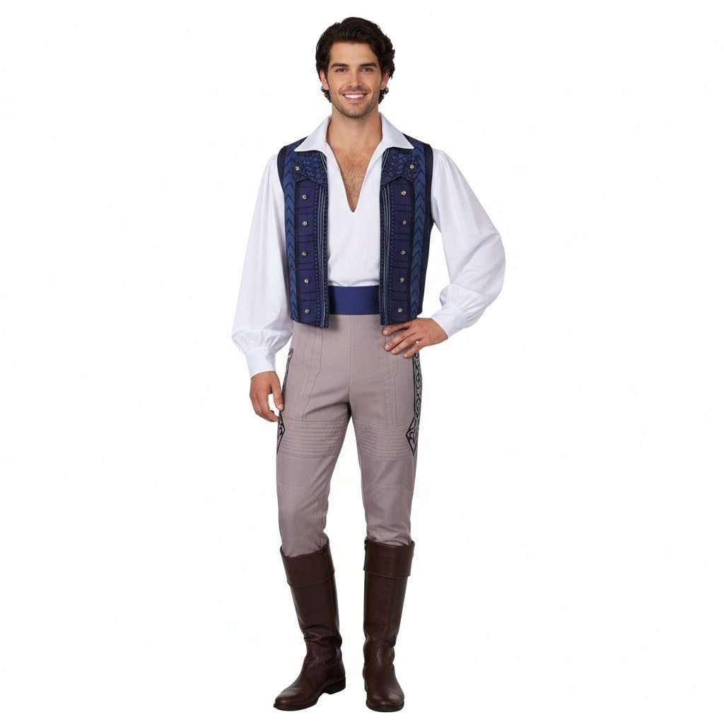 Wicked Prince Fiyero Costume - Shirt Vest Pants Prince Fiyero Cosplay
