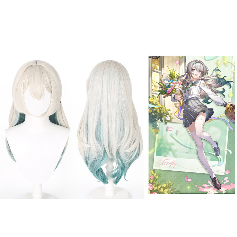 Honkai: Star Rail Firefly Wig - Honkai Firefly Costume Wig Prop