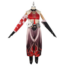 Black Myth: Wukong Female Nezha Costume - Croptop Pants Set Female Nezha Cosplay