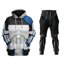Star Wars Captain Rex Costume - Hoodie Sweatpants Captain Rex Cosplay
