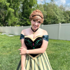 Frozen Anna Necklace Prop - Anna Cosplay Costume Prop