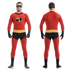 Mr. Incredible Incredibles Men Cosplay Costume 