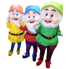 Seven Dwarves Snow White Giant Mascot Costume