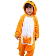 Kids Kangaroo Costume - Onesie Jumpsuit Kangaroo Cosplay