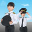 Kids Pilot Costume