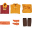 Avatar The Last Airbender Aaang Costume - Orange Red Shirt Pants Accessories Full Set Aang Cosplay
