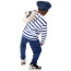 Boys Bank Robber Costume - Shirt Pants Mask Hat Bank Robber Cosplay