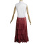 Poor Things Bella Baxter Costume - Shirt Red Skirt Set Bella Baxter Cosplay