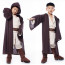 Boys Obi Wan Kenobi Anakin Jedi Robe Brown 