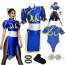 Street Fighter Chun Li Costume - Blue Fighting Dress Chun Li Cosplay