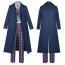 Doctor Who Costume - Checkered Suit Blue Longcoat Set Doctor Who Cosplay
