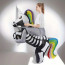 Riding Skeleton Unicorn Inflatable Costume - Riding Skeleton Unicorn Cosplay