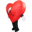 Sad Red Heart Costume - Inflatable Sad Red Heart Cosplay