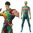 Marvel Rivals Iron Fist Costume - Default Bodysuit Mask Set Iron Fist Cosplay