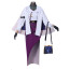 Honkai Star Rail Kafka Deluxe Costume - White Purple Dress Accessories Wig Set Kafka Cosplay