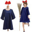 Kiki's Delivery Service Dress and Head Wear Set Cosplay Costume