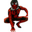 Marvel Blood Spider Jeffrey Calvert Costume - Red Black Bodysuit Mask Blood Spider Cosplay
