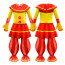 Five Nights At Freddy's Daycare Attendant Sun Kids Lycra Cosplay Costume