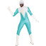Incredibles Frozone Costume - Blue White Animated Style Bodysuit Mask Frozone Cosplay