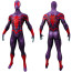 Spider-Man Miles Morales The Vibranium Bodysuit Costume - Purple Bodysuit Mask Spider Man Cosplay