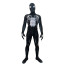Spider-Man Symbiote Venom Costume - Muscle And Crack Pattern Bodysuit Mask Venom Cosplay