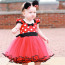 Minnie Mouse Costume - Baby Girls Red Pink Dress Minnie Mouse Cosplay