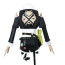 Zenless Zone Zero Nicole Demara Costume - White Black Top Shorts Jacket Set Nicole Demara Cosplay