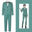 Bungo Stray Dogs Mushitaro Oguri Costume - Green Tuxedo Mushitaro Oguri Cosplay