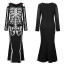 Skeleton Woman Costume Dress