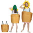 Kids Sunflower With Pot Costume - Suit Flowerpot Cosplay