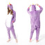 Kids Purple Unicorn Costume - Onesie Jumpsuit Purple Unicorn Cosplay
