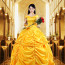 Disney Belle Princess Cosplay Outfit For Children and Adults Halloween Costume