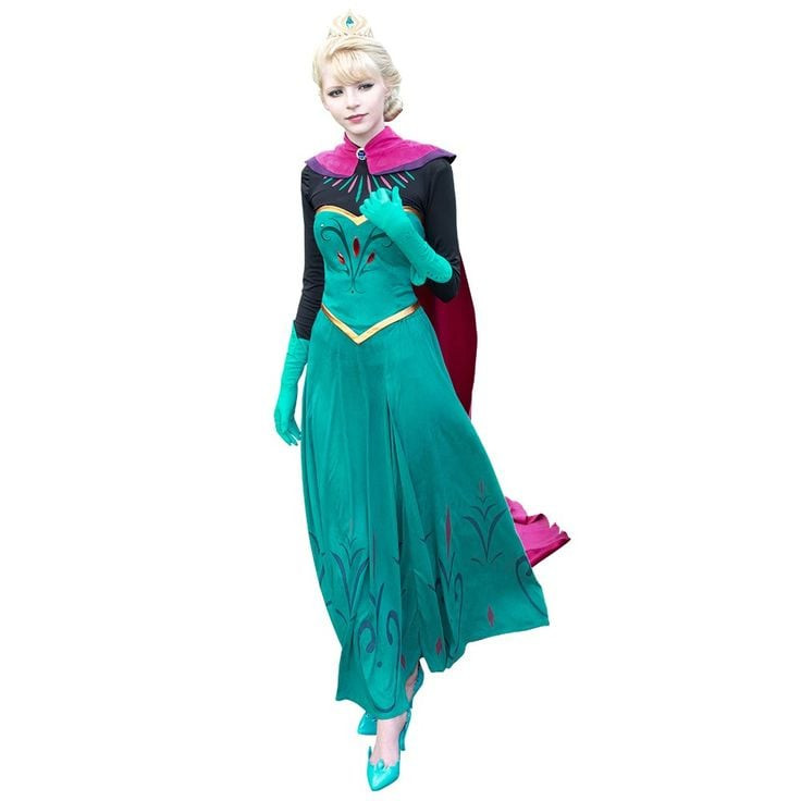 Disney Elsa Frozen Complete Cosplay Costume For Adults Halloween Costume