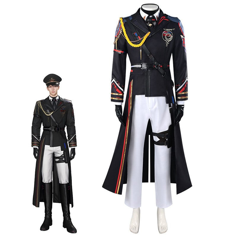 Love and Deepspace Caleb Deluxe Costume - Fleet Colonel Uniform Caleb Cosplay