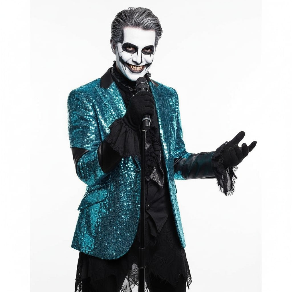 Ghost Papa Emeritus IV Costume - Glitter Jacket Papa Emeritus Cosplay