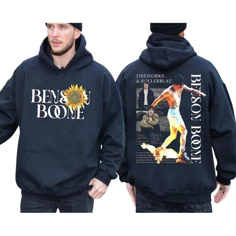 Benson Boone Fireworks and Rollerblades Costume - Hoodie Benson Boone Cosplay