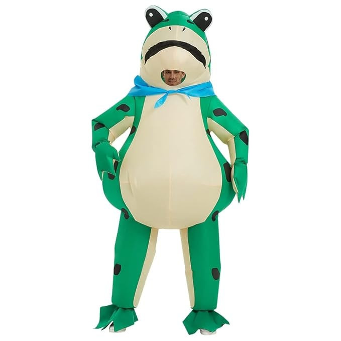 Kids TikTok Green Frog Inflatable Costume - Green Frog Cosplay