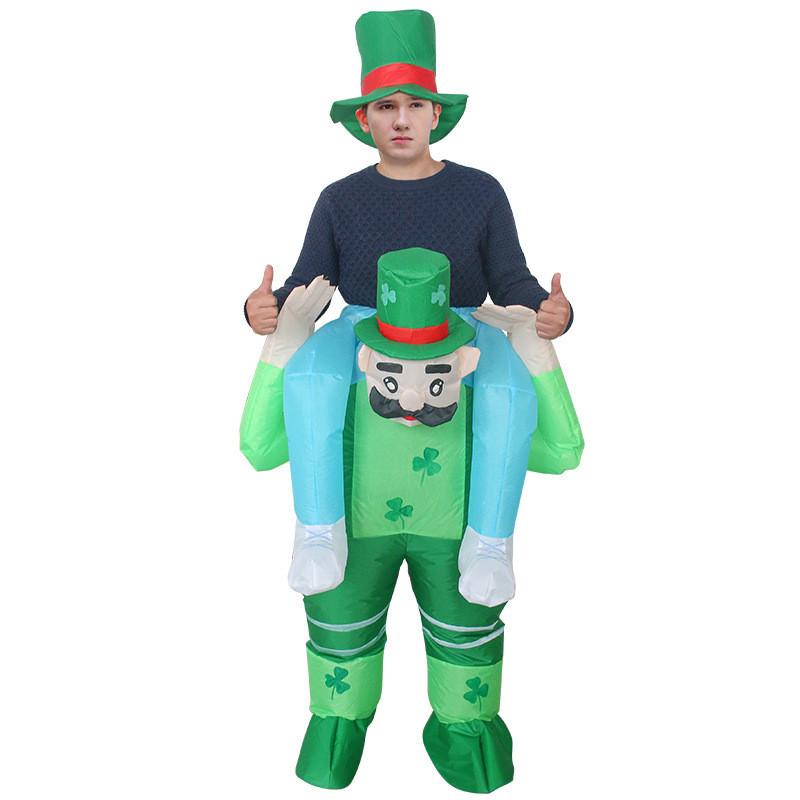 Riding Leprechaun Inflatable Costume - Riding Leprechaun Cosplay