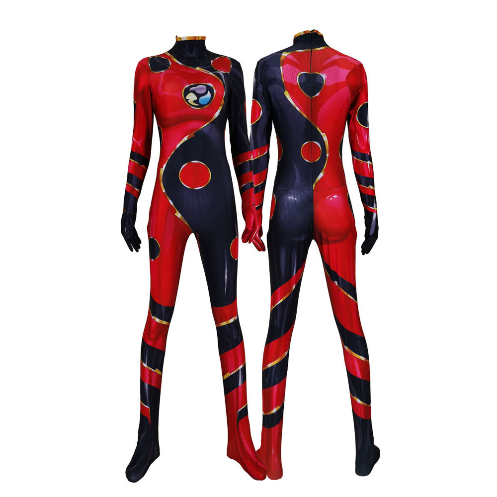 Dragonbug Miraculous Ladybug Lycra Cosplay Costume