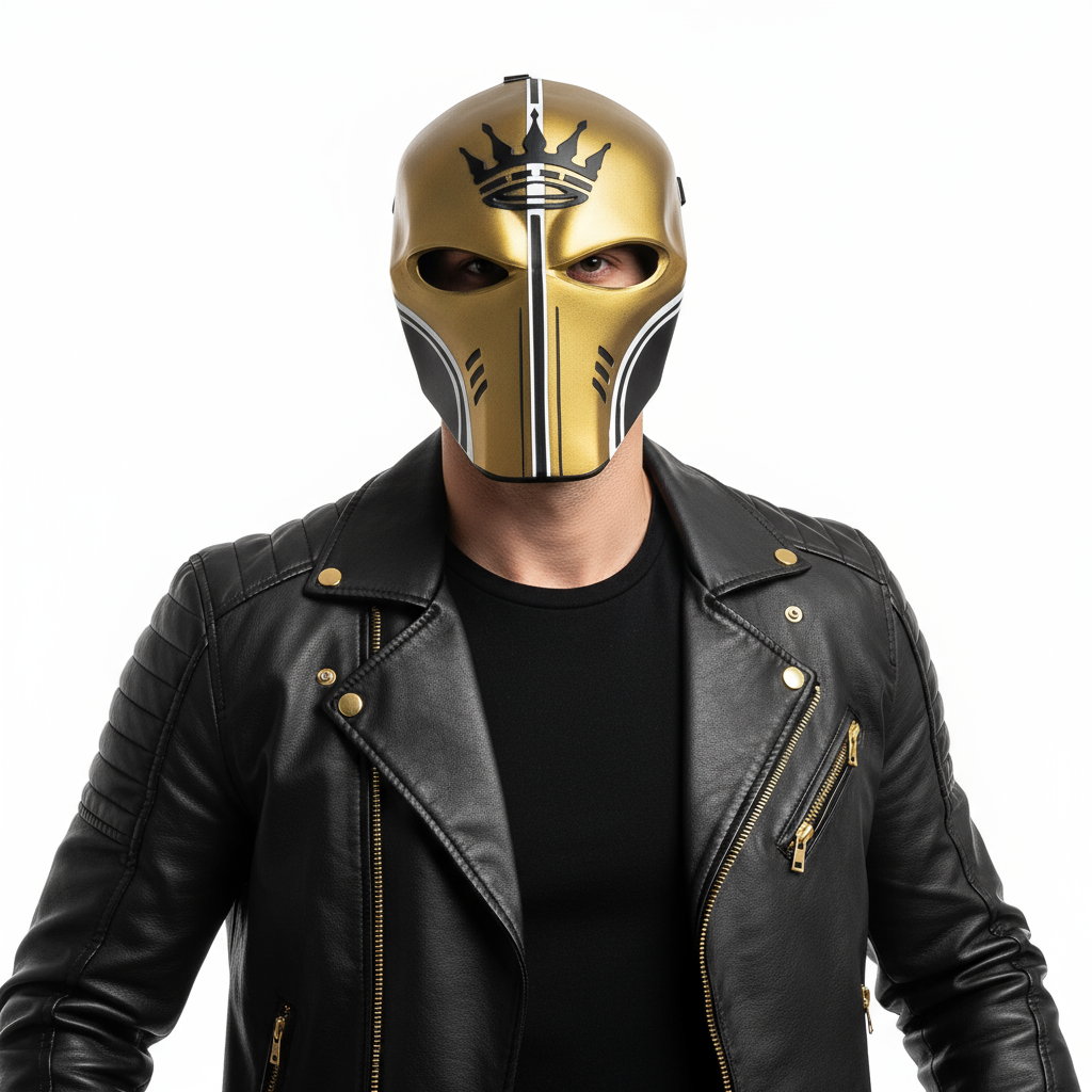 Counter Strike 2 Sir Bloody Darryl Royale Mask Prop - Darryl Royale Cosplay Costume Mask