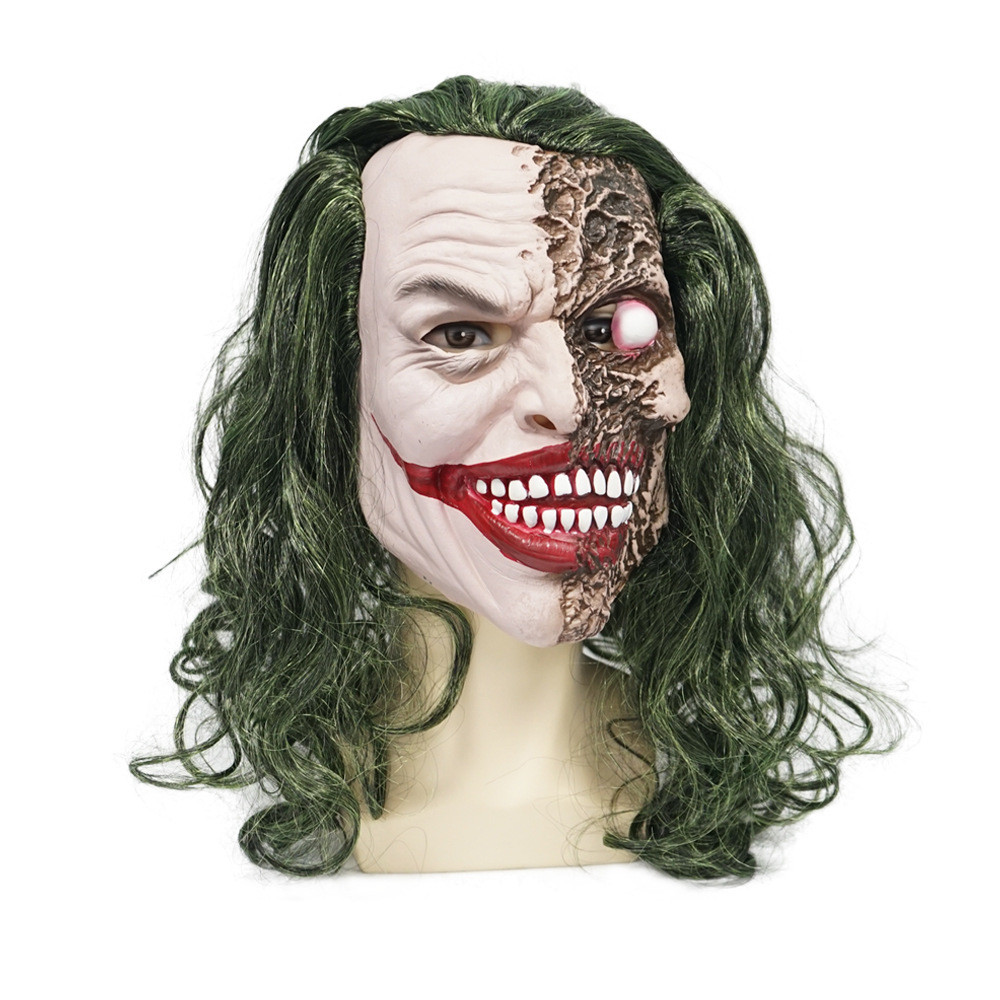 Batman Dark Knight Joker Mask - Burned Face Joker Cosplay Costume Mask Prop