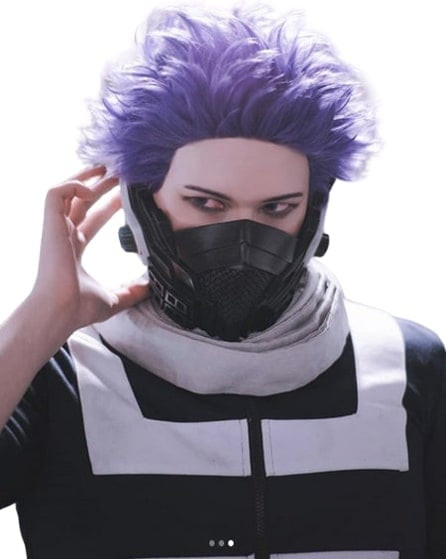 My Hero Academia Hitoshi Shinso Wig - Hitoshi Shinso Cosplay Costume Wig Prop
