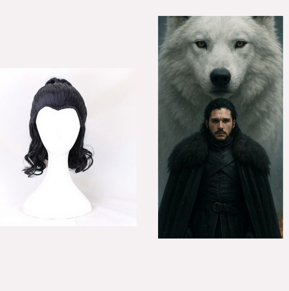 Game of Thrones John Snow Wig - John Snow Costume Wig Prop