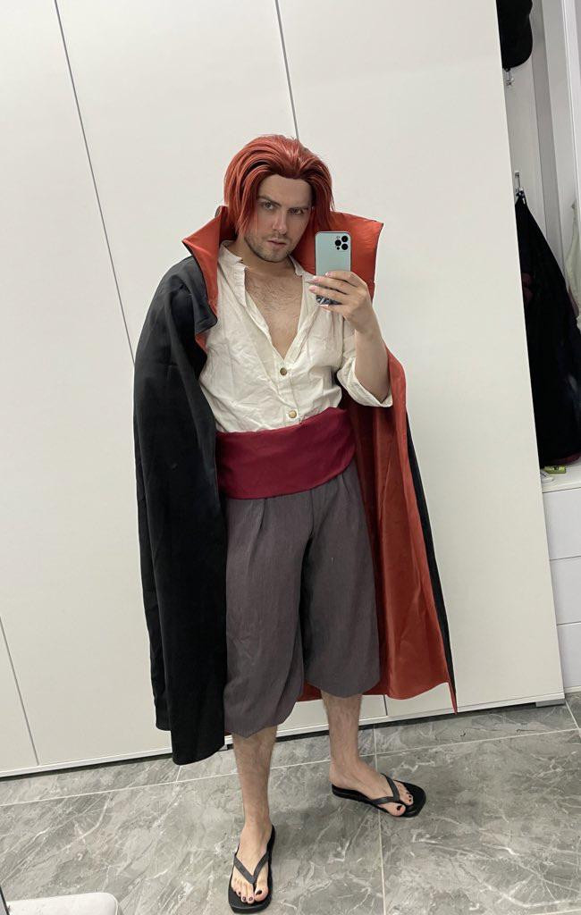 One Piece Shanks Wig - Shanks Cosplay Costume Wig